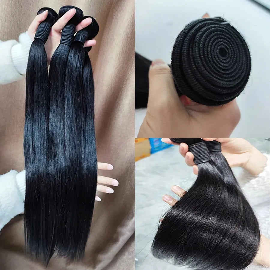 Tissage Bone Straight Remy Hair Brésilien Sew-in – CLEVI Paris