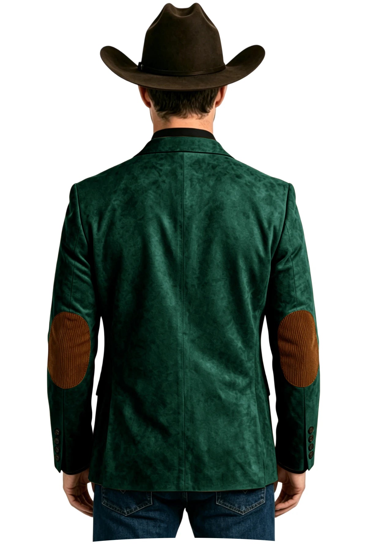 Blazer homme effet daim style western – CLEVI Paris