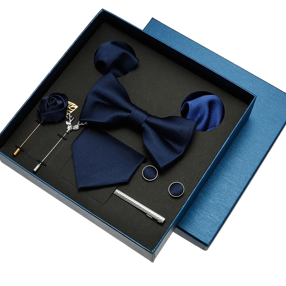 Coffret homme 8 pièces, cravate et accessoires – CLEVI Paris