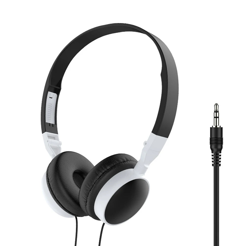 Casque Filaire Jack 3,5mm Pliable Bass Stéréo – CLEVI Paris