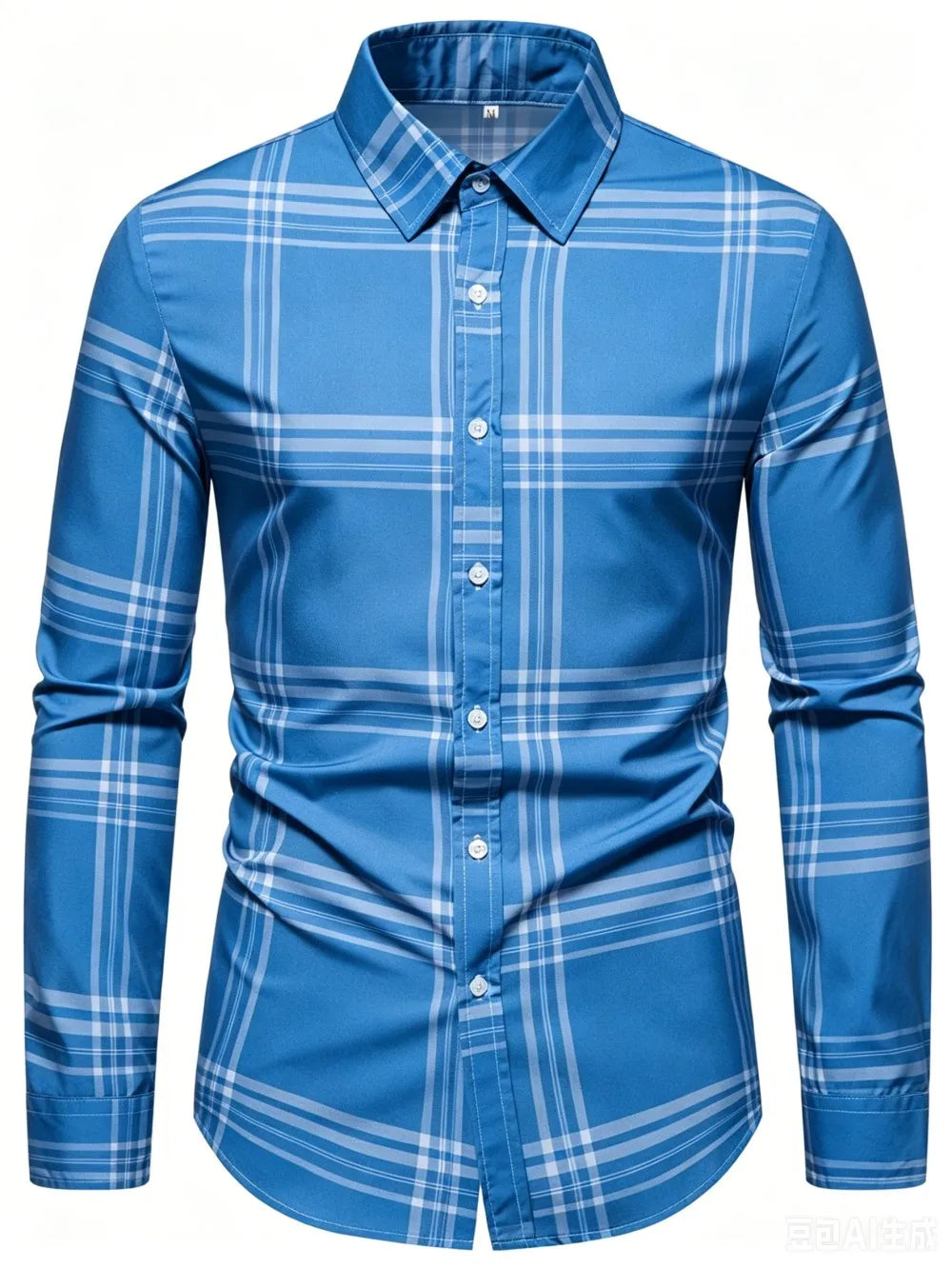 Chemise Homme à Carreaux Imprimés – CLEVI Paris