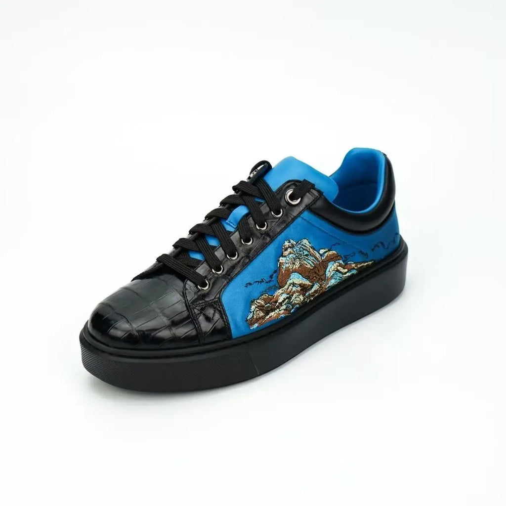 Sneakers basses homme noires – CLEVI Paris