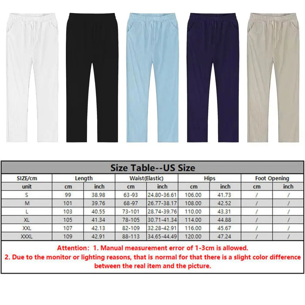 Ensemble Homme Chemise Col Mao Manches Longues + Pantalon Taille Élastique Coton Lin Plage Vacances – CLEVI Paris