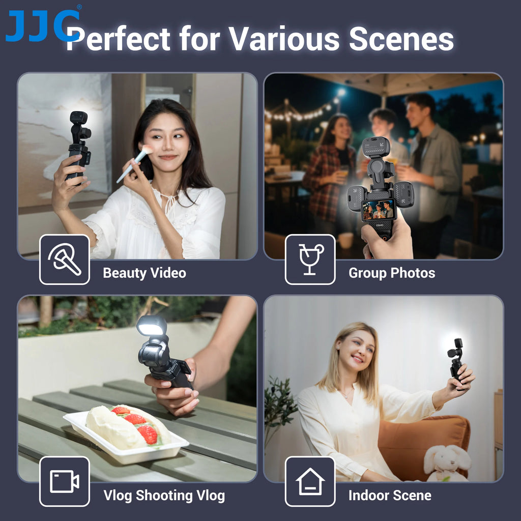 Lampe LED magnétique JJC DJI Pocket 3 – CLEVI Paris