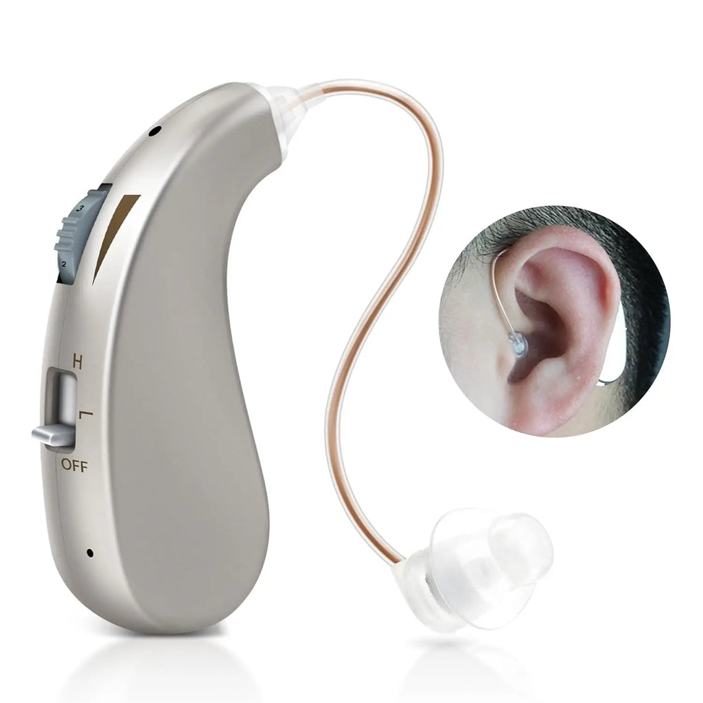 Amplificateur Auditif Rechargeable BTE 40H Puce Numérique – CLEVI Paris
