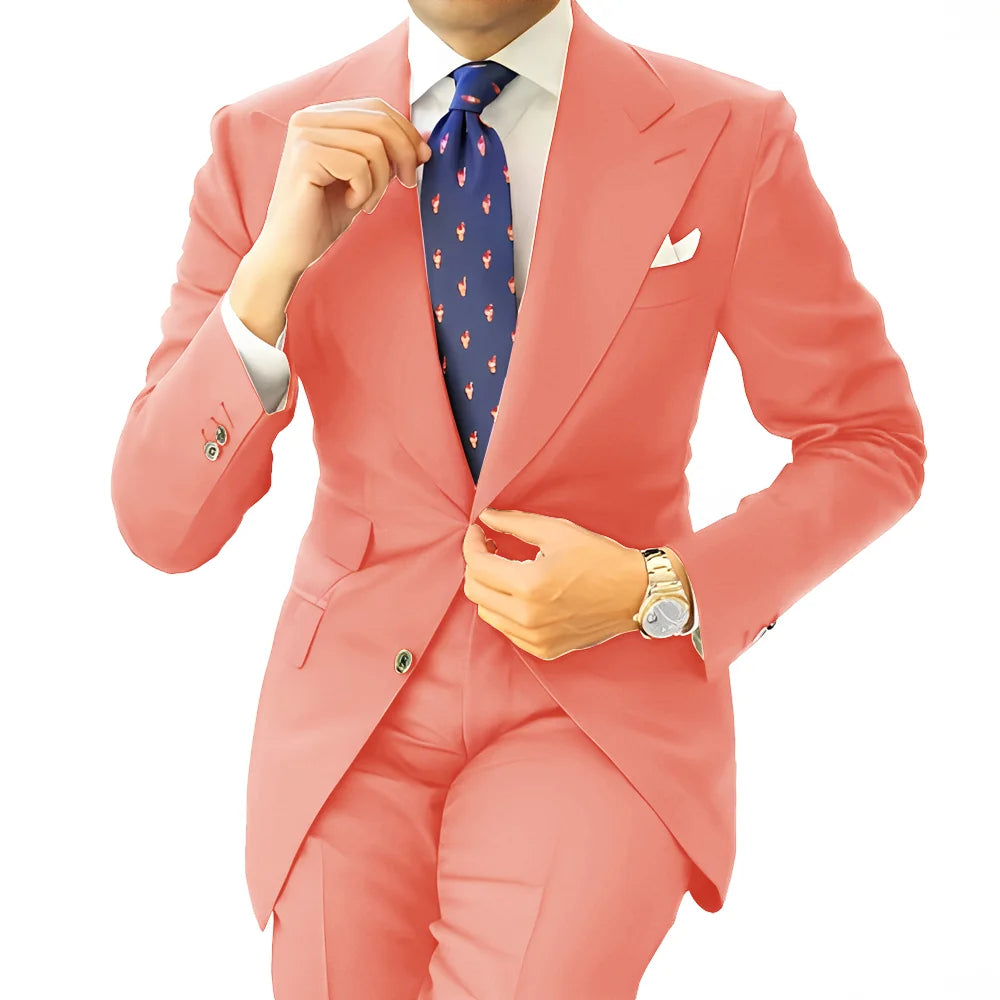 Costume homme formel, coupe droite – CLEVI Paris