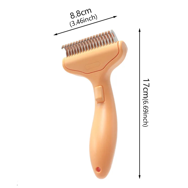 Brosse démêlante chien et chat anti-poils morts – CLEVI Paris