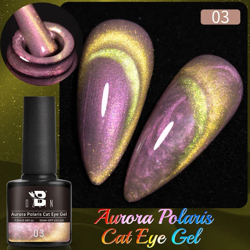 Vernis Gel UV Cat Eye AWStorG 7,5ml Semi-Permanent – CLEVI Paris