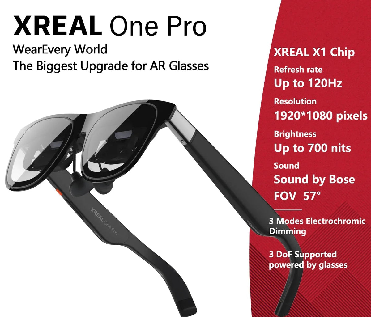 Lunettes AR XREAL One Pro 120 Hz – CLEVI Paris