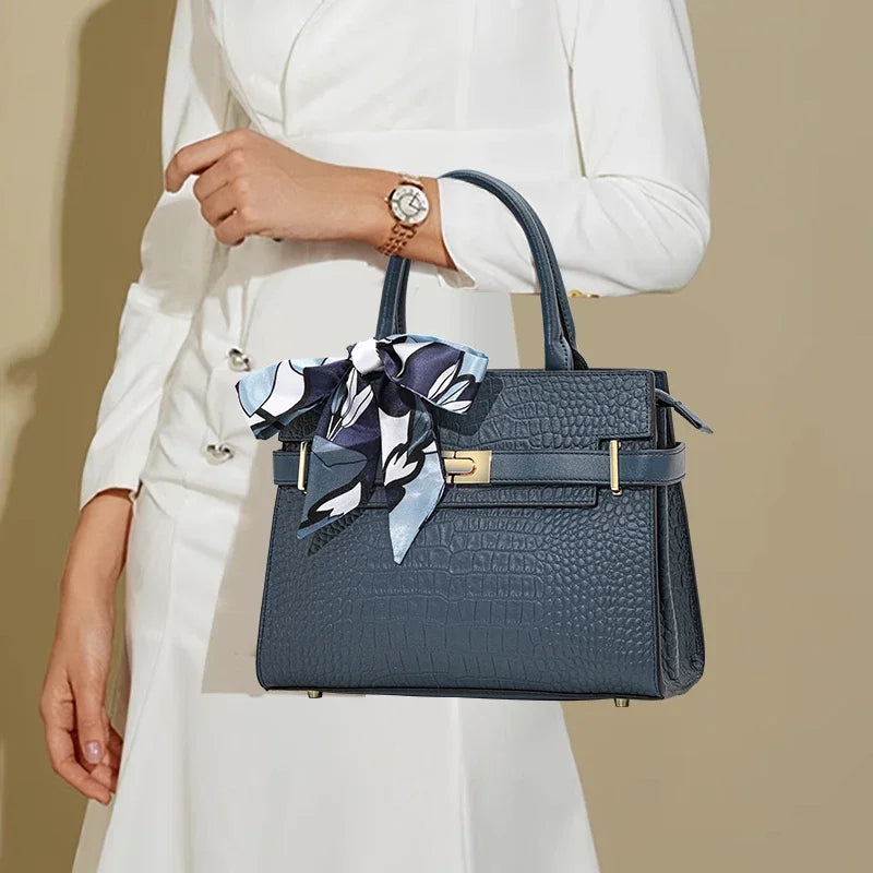 Mini sac à main femme effet croco – CLEVI Paris