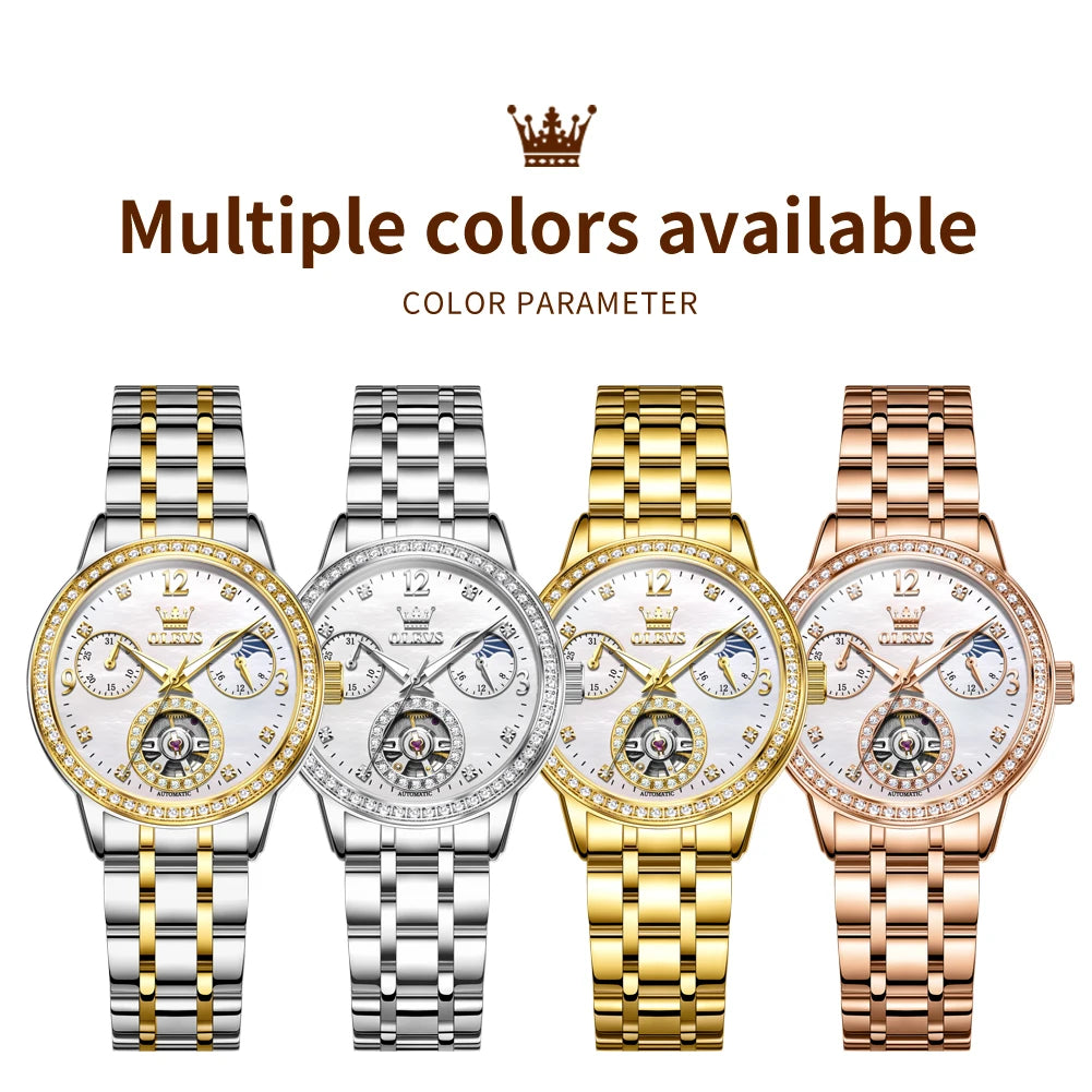 Montre automatique femme OLEVS 6750 – CLEVI Paris