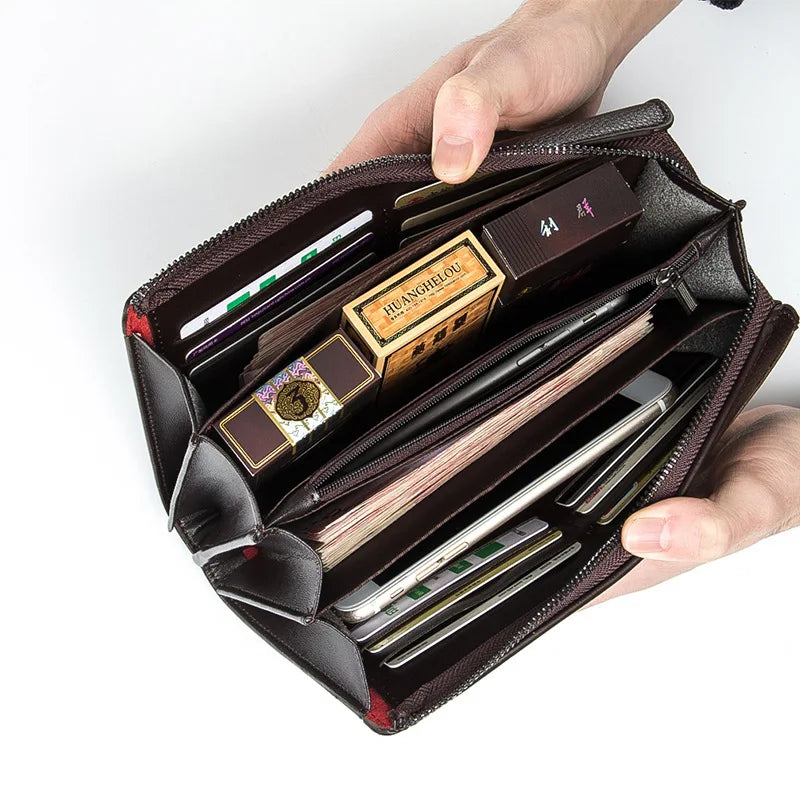 Pochette homme Baellerry S1001 zippée – CLEVI Paris