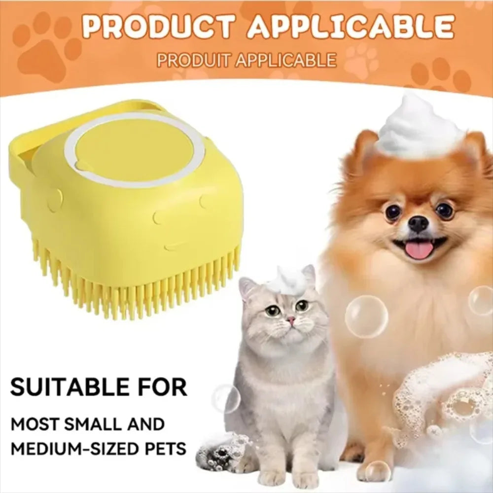 Brosse de bain et massage chien et chat – CLEVI Paris