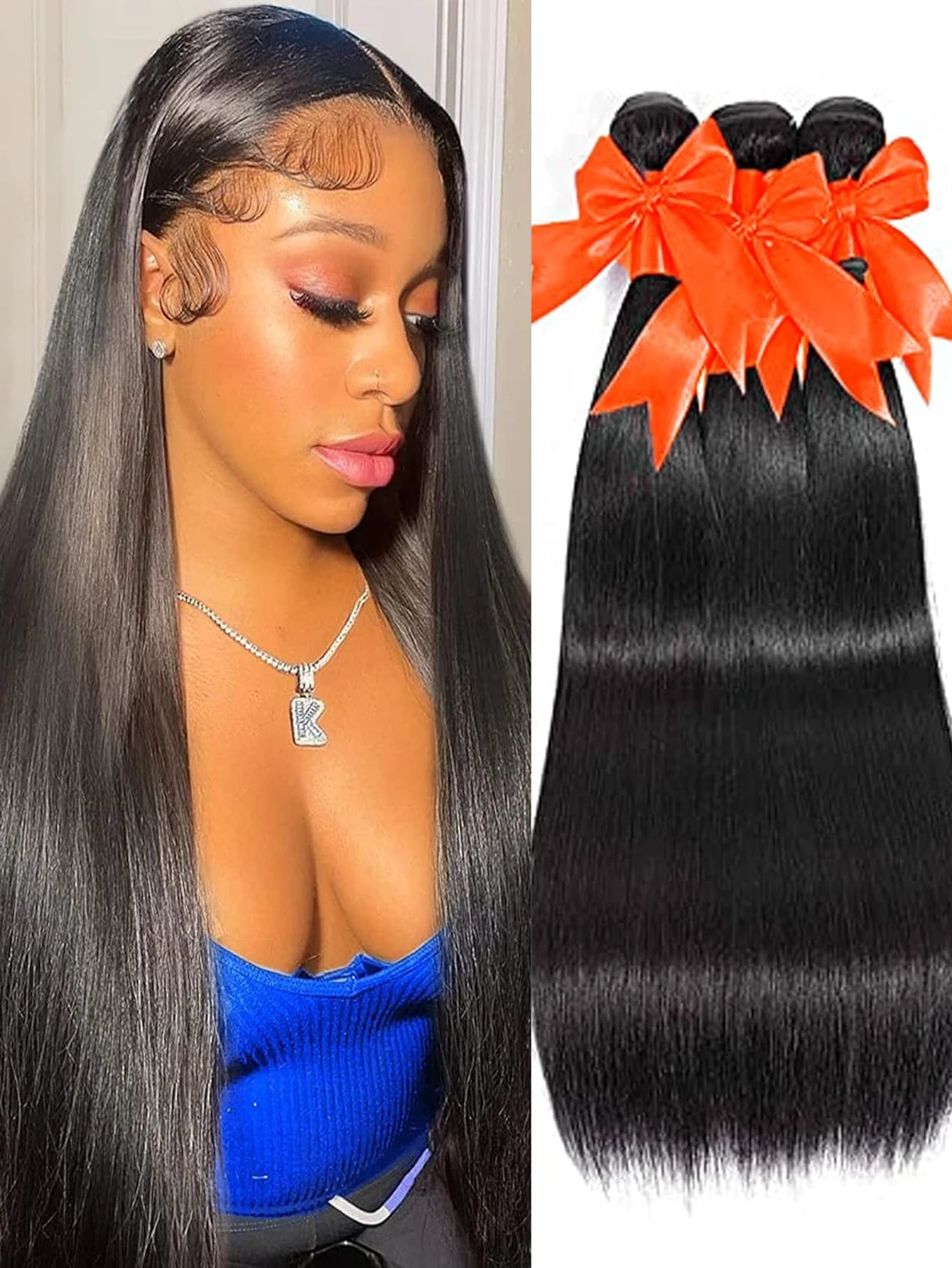 Bundles Cheveux Humains Lisses 12-42 Pouces – Extensions Remy Hair Naturelles – CLEVI Paris