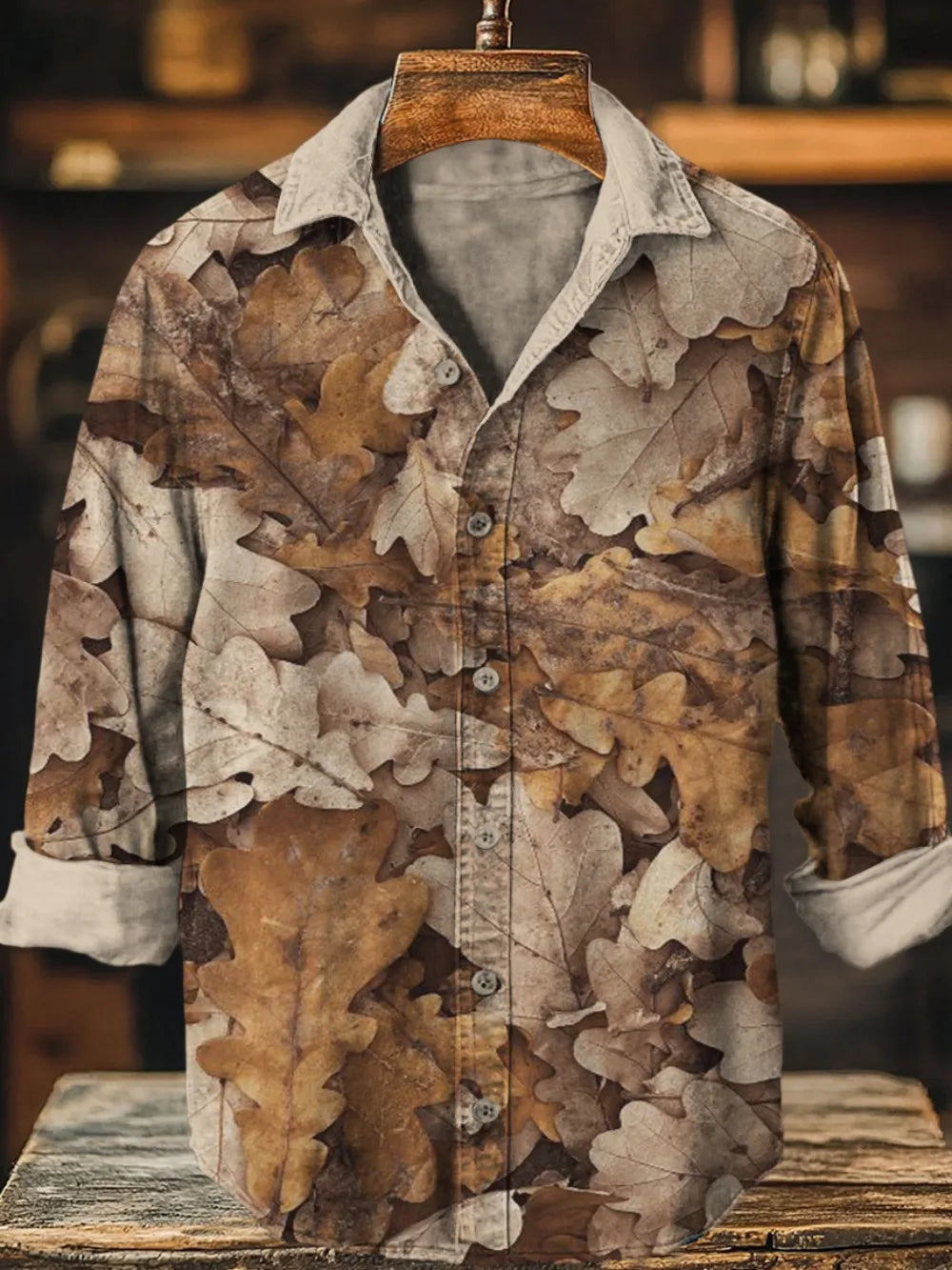 Chemise homme en lin imprimée – CLEVI Paris