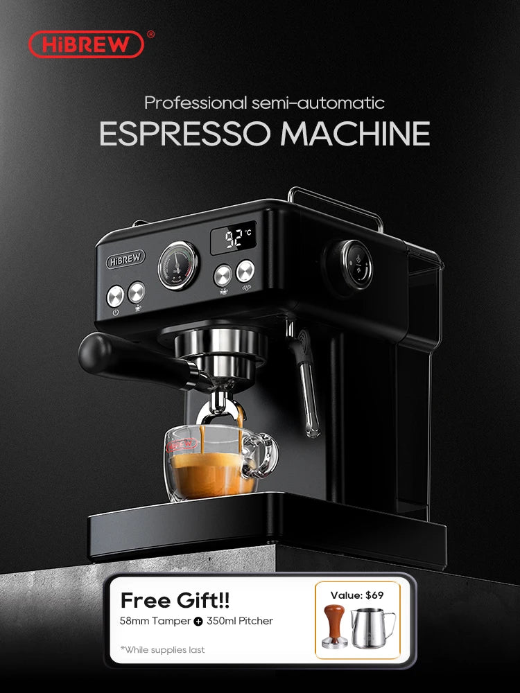Machine expresso semi-automatique HiBREW H10A – CLEVI Paris