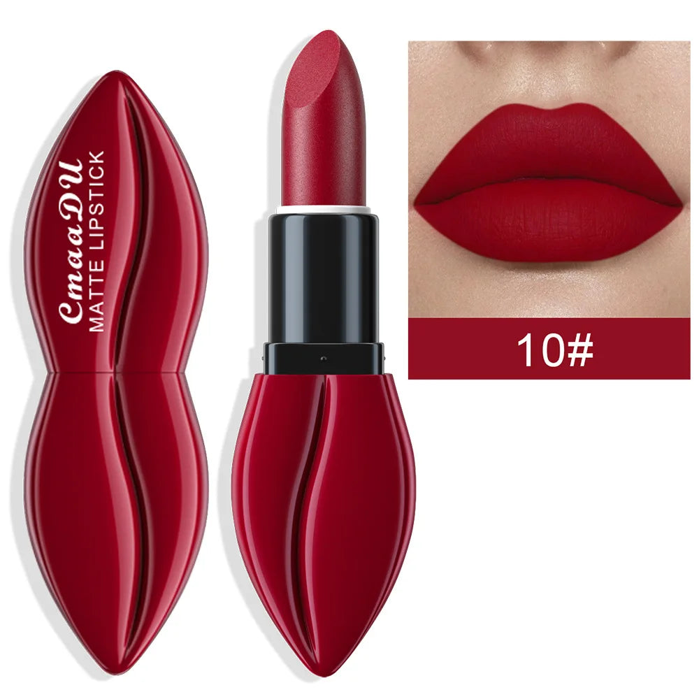 Rouge à Lèvres Mat Waterproof Longue Tenue — Velvet Nude & Pigmenté – CLEVI Paris