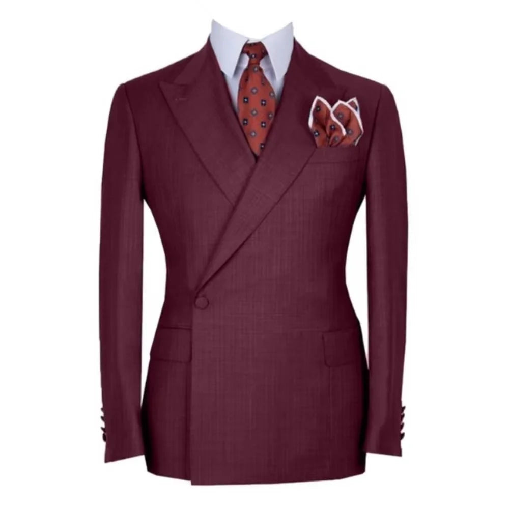 Costume homme 2 pièces à revers pointus – CLEVI Paris