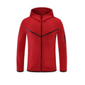 Veste de Sport Homme à Capuche Zippée – Coupe Régulière Casual – 4 Coloris, S à 2XL – CLEVI Paris