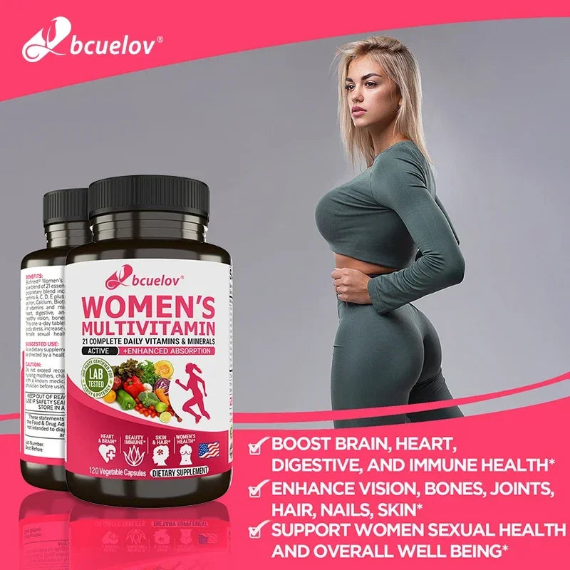 Multivitamines femme en capsules – CLEVI Paris