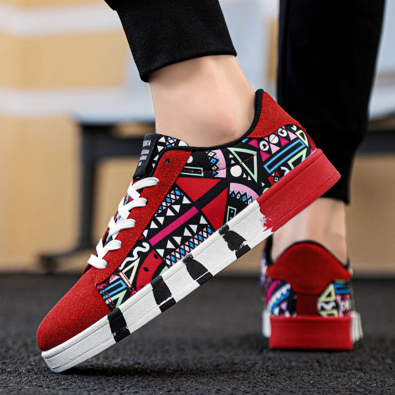 Sneakers Basses Canvas Homme Respirantes Légères Streetwear – CLEVI Paris
