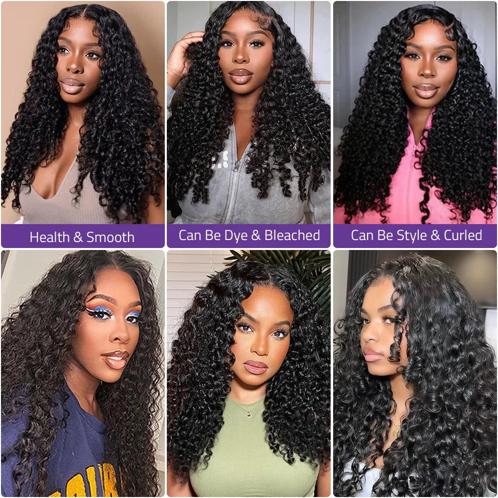 Perruque Bouclée Cheveux Humains Lace Front – CLEVI Paris