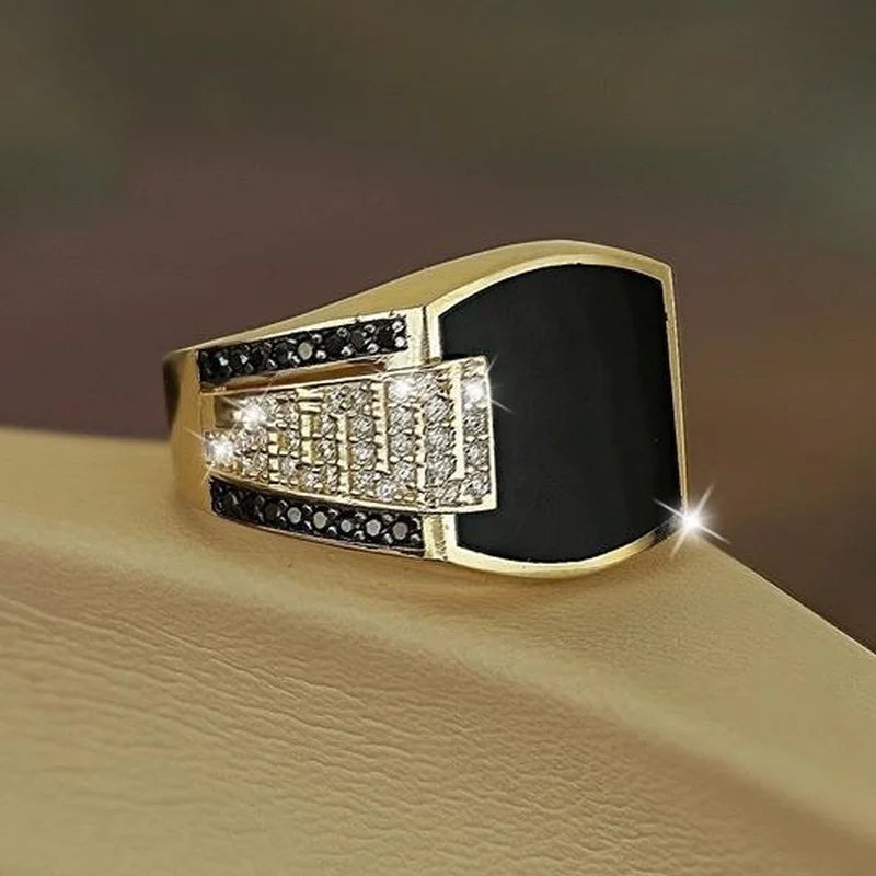 Bague Homme Zirconium Style Punk – CLEVI Paris