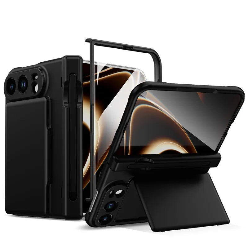 Coque iPhone Duo porte-cartes avec support – CLEVI Paris