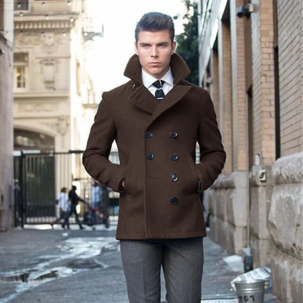 Caban homme double boutonnage – CLEVI Paris