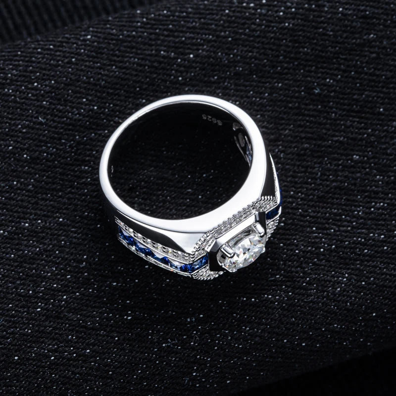 Bague moissanite 1 ct VVS1 en argent 925 – CLEVI Paris