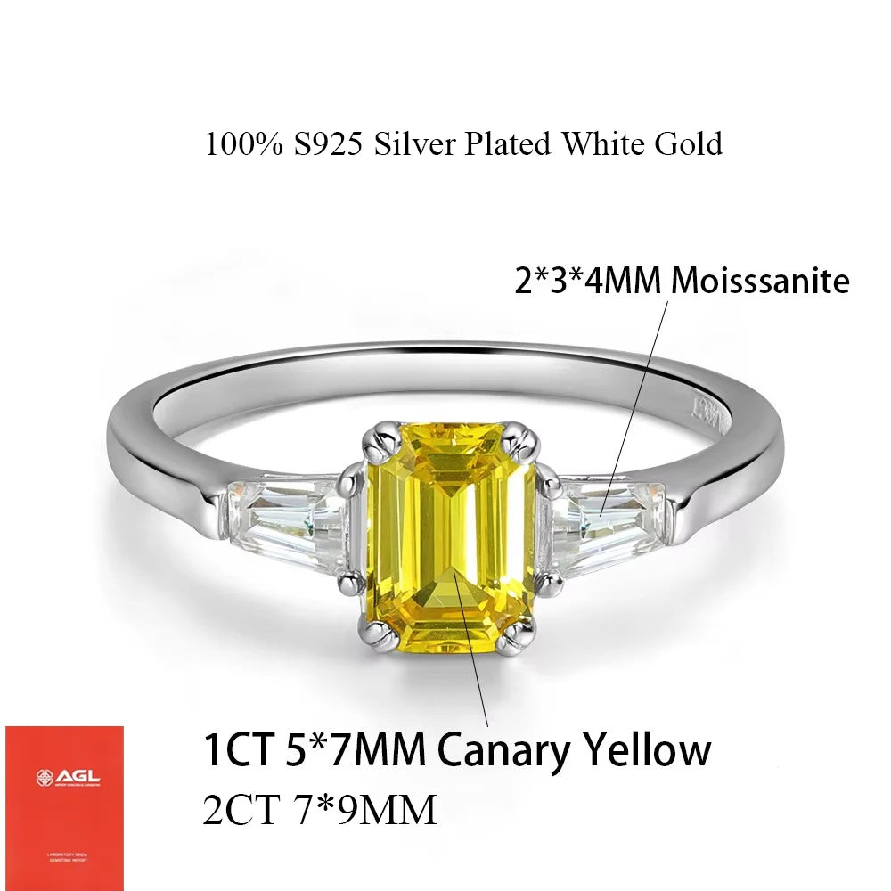 Bague femme en argent 925, pierre de laboratoire – CLEVI Paris
