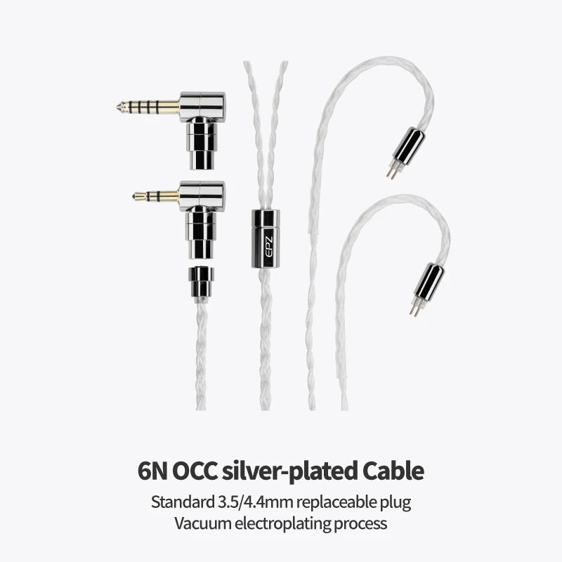 IEM Filaire EPZ P50 Hybride 5 Drivers HiFi 3,5/4,4mm – CLEVI Paris