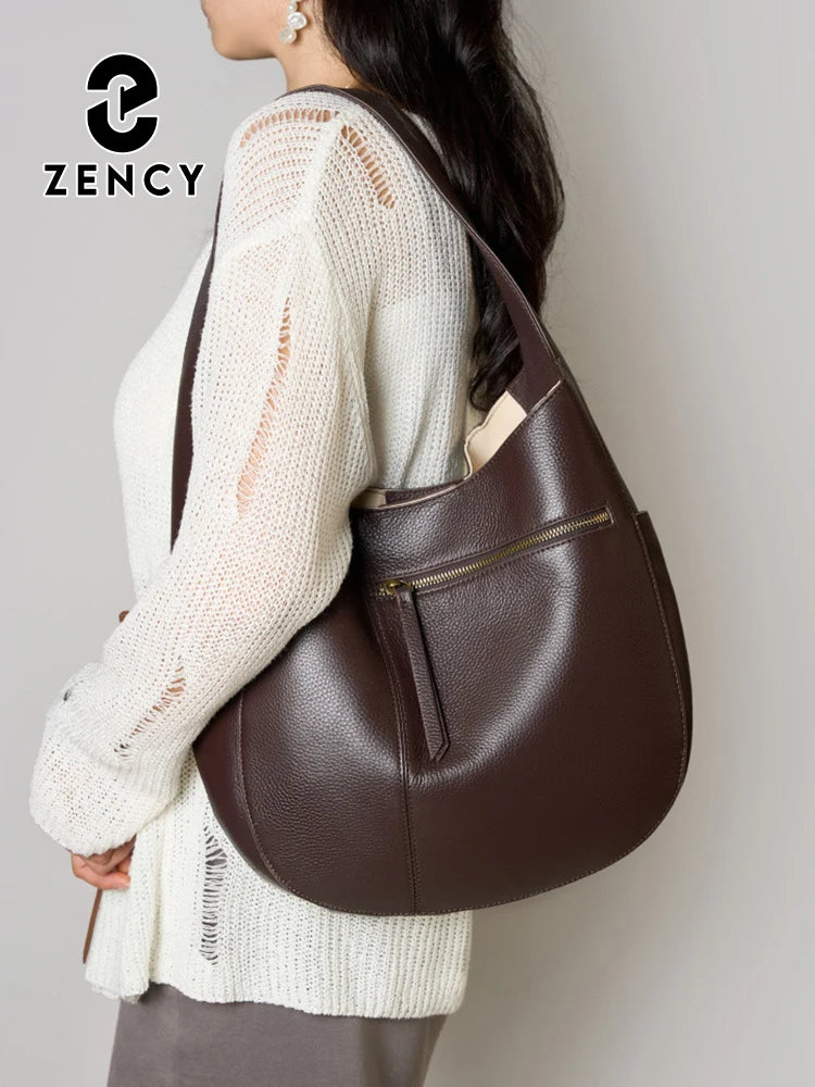 Sac hobo femme souple en cuir Zency – CLEVI Paris