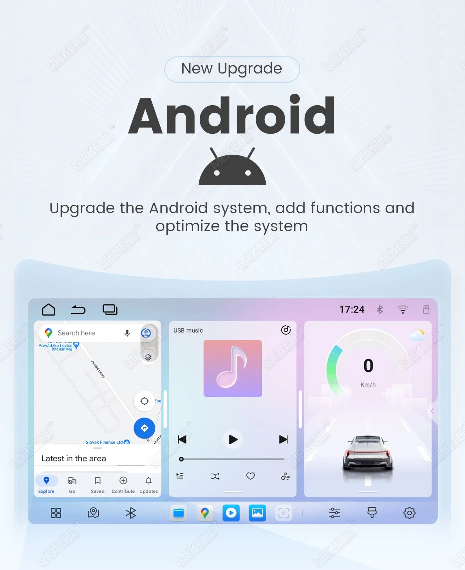 Autoradio MEKEDE 9 ou 10″ Android CarPlay – CLEVI Paris