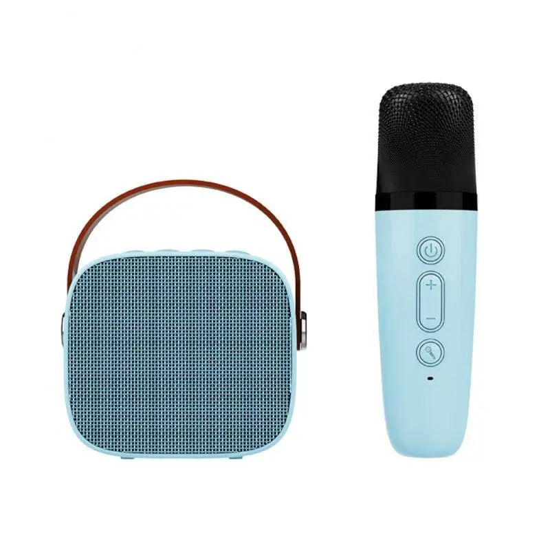 Machine Karaoké Bluetooth KTV – 1 ou 2 Micros Sans Fil, HiFi 3D, LED, Enfants & Adultes