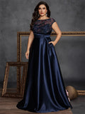 Robe de soirée à sequins col rond sans manches – CLEVI Paris