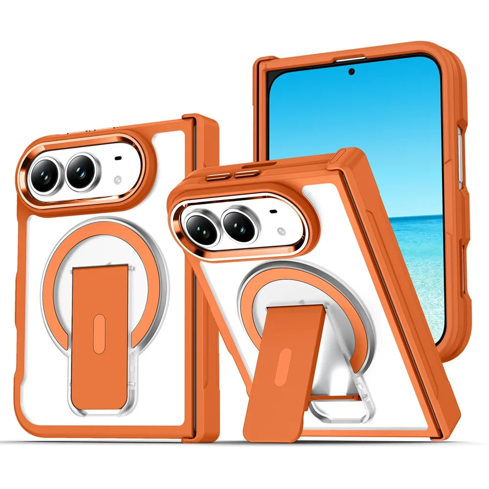 Coque iPhone Duo magnétique avec support – CLEVI Paris