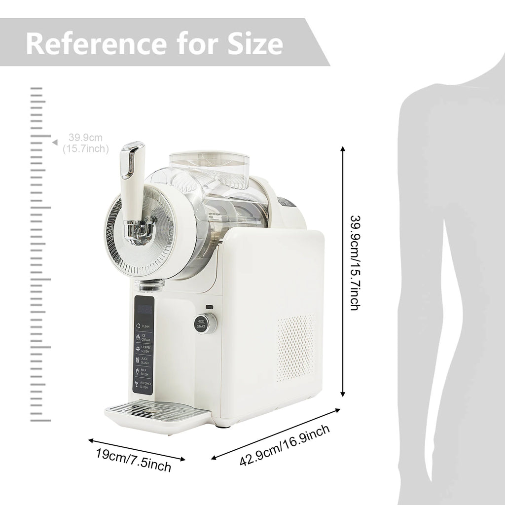 Machine à boissons glacées 2 L avec 5 modes – CLEVI Paris