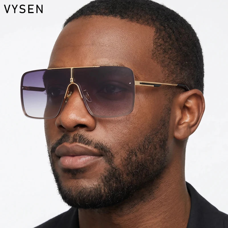 Lunettes homme carrées oversize en alliage – CLEVI Paris