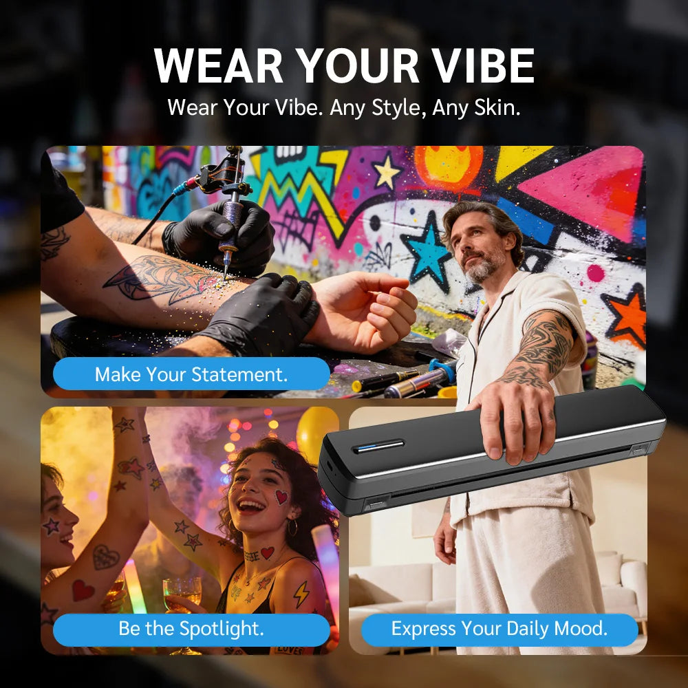 Imprimante thermique portable pour tatouage – CLEVI Paris