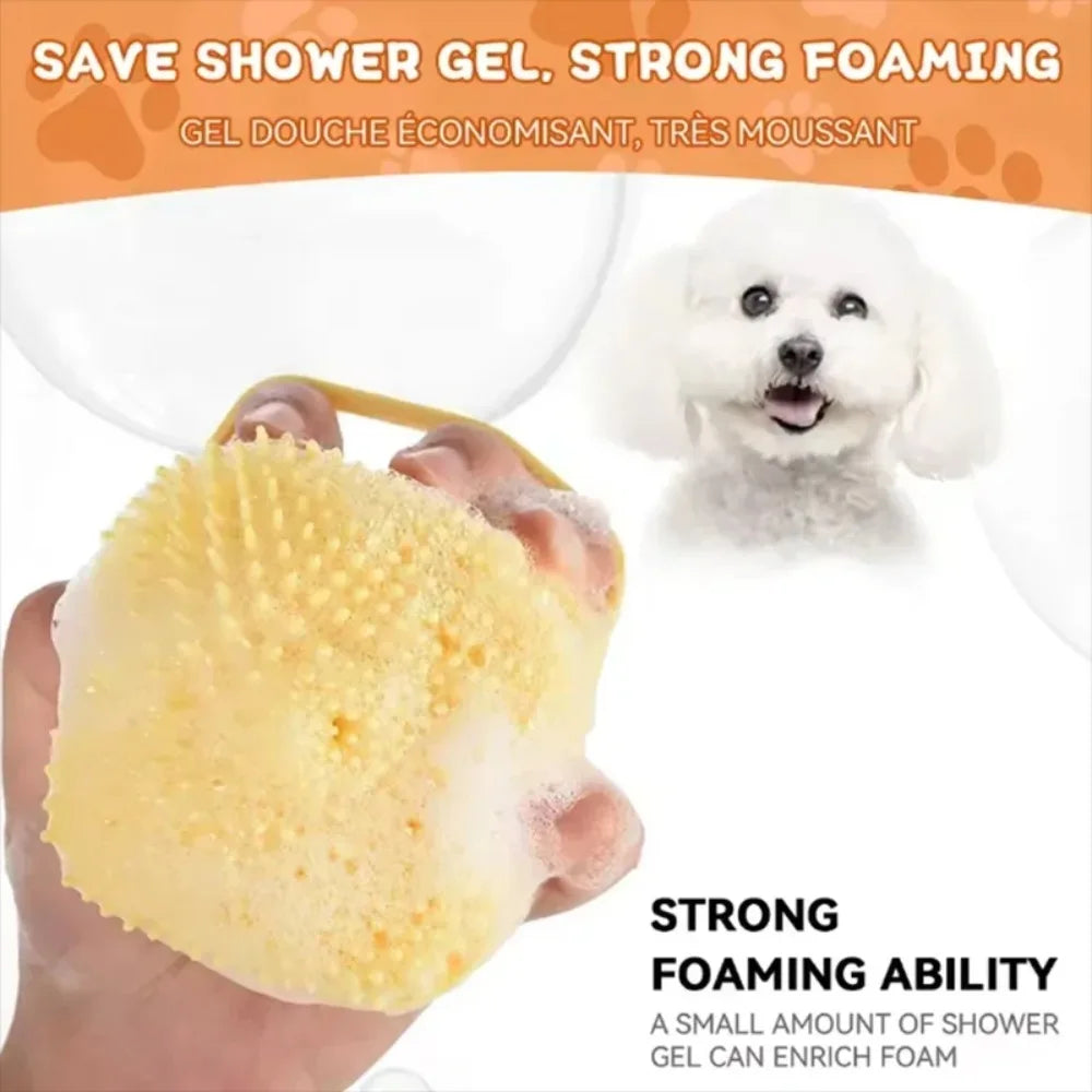 Brosse de bain et massage chien et chat – CLEVI Paris