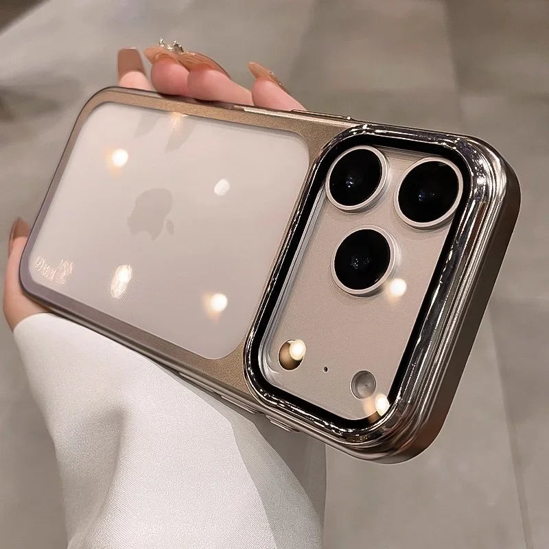 Coque iPhone transparente avec support – CLEVI Paris