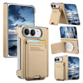 Porte-cartes iPhone Duo magnétique avec support – CLEVI Paris