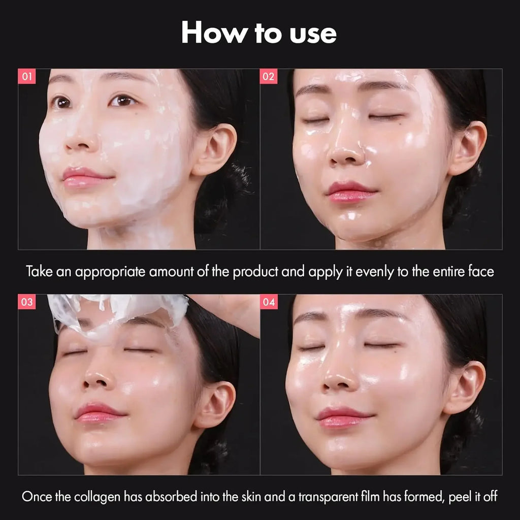 Masque Peel-Off Collagène 670 000ppm jaysuing – Fermeté, Éclat & Glass Skin – CLEVI Paris