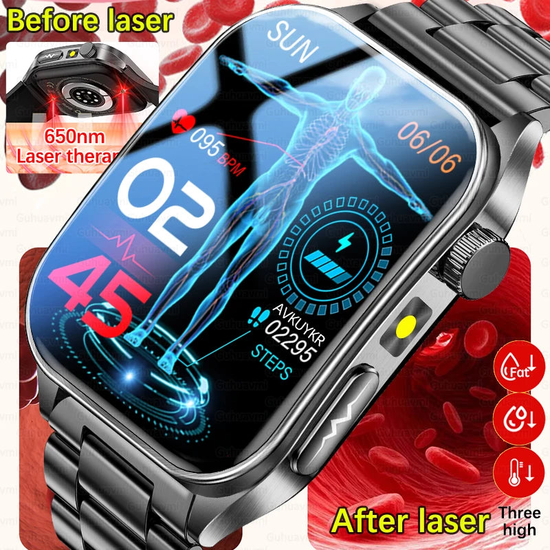 Montre GUHUAVMI E810 AMOLED 1,95″ – CLEVI Paris