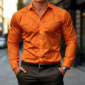 Chemise homme à lignes géométriques – CLEVI Paris