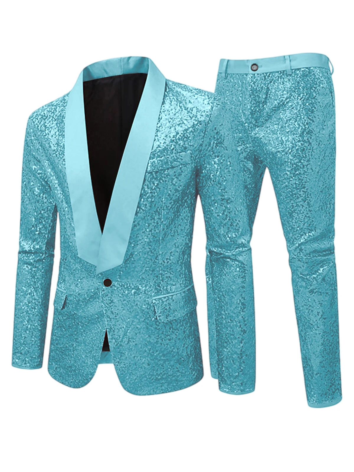 Costume Smoking Sequins Homme 2 Pièces – CLEVI Paris