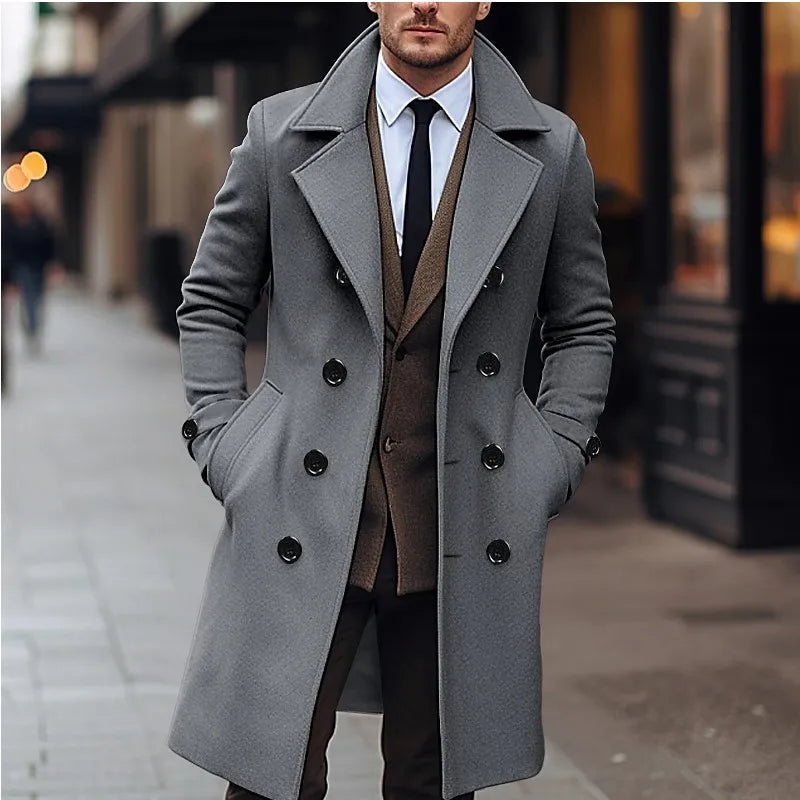 Manteau croisé homme – CLEVI Paris