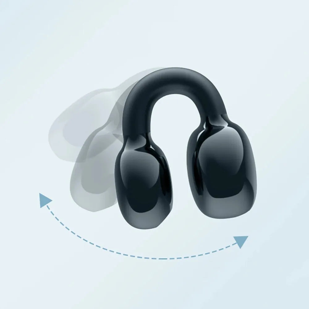 Écouteur Mono Clip-Ear Bluetooth 5.3 Sport HiFi – CLEVI Paris