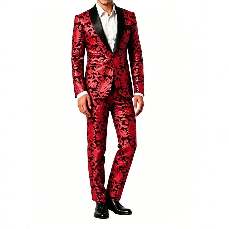 Costume Homme Sequins 2 Pièces – CLEVI Paris